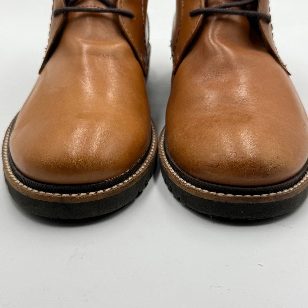 Rockport truTECH Leather Chukka Boots Brown Comfort Walking Casual Men 7 Wide‎